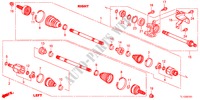 EJE DE IMPULSION DEL./EJE MEDIO(2.4L) para Honda ACCORD 2.4 EXECUTIVE 4 Puertas 6 velocidades manual 2012