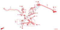 ESTABILIZADOR DELANTERO/BRAZO INFERIOR DELANTERO para Honda ACCORD 2.4 TYPE S 4 Puertas 6 velocidades manual 2012