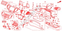 GUARNICION DE INSTRUMENTO(LADO DE PASAJERO)(LH) para Honda ACCORD 2.4 EXECUTIVE 4 Puertas 5 velocidades automática 2012