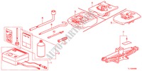 HERRAMIENTAS/GATO para Honda ACCORD 2.2 S 4 Puertas 6 velocidades manual 2012