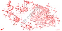 MENSULA DE MOTOR(2.4L) para Honda ACCORD 2.4 TYPE S 4 Puertas 6 velocidades manual 2012