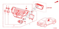 MODULO CENTRAL(NAVEGACION) para Honda ACCORD 2.0 EX 4 Puertas 5 velocidades automática 2012