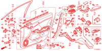 RECUBRIMIENTO DE PUERTA(RH) para Honda ACCORD 2.2 S 4 Puertas 5 velocidades automática 2012