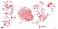 SOPORTES DE MOTOR(DIESEL)(AT) para Honda ACCORD 2.2 ES-GT 4 Puertas 5 velocidades automática 2012