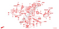 TURBOALIMENTADOR(DIESEL) para Honda ACCORD 2.2 ELEGANCE 4 Puertas 5 velocidades automática 2012