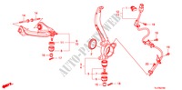 ARTICULACION DELANTERA para Honda ACCORD TOURER 2.2 EXECUTIVE 5 Puertas 6 velocidades manual 2009
