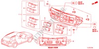 CONTROL DE CALEFACTOR para Honda ACCORD TOURER 2.2 EXECUTIVE 5 Puertas 6 velocidades manual 2009