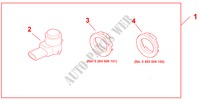 FR PARKING SENSOR + ADAPT KIT para Honda ACCORD TOURER 2.4 TYPE S 5 Puertas 6 velocidades manual 2009