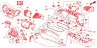 GUARNICION DE INSTRUMENTO(LADO DE PASAJERO) (LH) para Honda ACCORD TOURER 2.2 EXECUTIVE 5 Puertas 6 velocidades manual 2009