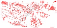 GUARNICION DE INSTRUMENTO(LADO DE PASAJERO) (RH) para Honda ACCORD TOURER 2.2 ES-GT 5 Puertas 6 velocidades manual 2009