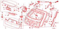 PUERTA TRASERA(POTENCIA) para Honda ACCORD TOURER 2.2 EXECUTIVE 5 Puertas 6 velocidades manual 2009