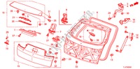 PUERTA TRASERA para Honda ACCORD TOURER 2.4 TYPE S 5 Puertas 5 velocidades automática 2009