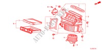 SOPLADOR DE CALEFACTOR(LH) para Honda ACCORD TOURER 2.2 EXECUTIVE 5 Puertas 6 velocidades manual 2009