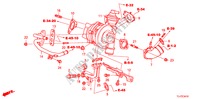 TURBOALIMENTADOR(DIESEL) para Honda ACCORD TOURER 2.2 EXECUTIVE 5 Puertas 6 velocidades manual 2009