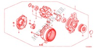 ALTERNADOR(DENSO)(DIESEL) para Honda ACCORD TOURER 2.2 EX 5 Puertas 6 velocidades manual 2010