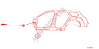 ANILLO(LADO) para Honda ACCORD TOURER 2.2 EX 5 Puertas 6 velocidades manual 2010