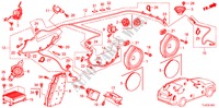 ANTENA DE RADIO/ALTAVOZ(RH) para Honda ACCORD TOURER 2.2 EX 5 Puertas 6 velocidades manual 2010