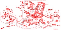 ASIENTO DEL.(IZQ.)(ASIENTO HIDRAULICO COMPLETO)(2) para Honda ACCORD TOURER 2.4 EXECUTIVE 5 Puertas 5 velocidades automática 2011