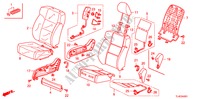 ASIENTO DELANTERO(DER.)(LH) para Honda ACCORD TOURER 2.4 EXECUTIVE 5 Puertas 6 velocidades manual 2010