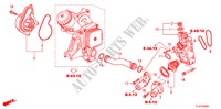 BOMBA DE AGUA(DIESEL) para Honda ACCORD TOURER 2.2 EX 5 Puertas 6 velocidades manual 2010