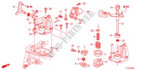 BRAZO DE CAMBIO para Honda ACCORD TOURER 2.4 EXECUTIVE 5 Puertas 6 velocidades manual 2011