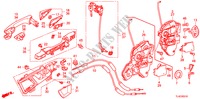 CERRADURAS DE PUERTA DEL./MANIJA EXTERIOR para Honda ACCORD TOURER 2.2 EX 5 Puertas 6 velocidades manual 2010