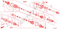 EJE DE IMPULSION DEL./EJE MEDIO(DIESEL) para Honda ACCORD TOURER 2.2 EX 5 Puertas 6 velocidades manual 2010