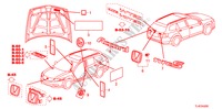 EMBLEMAS/ETIQUETAS DE PRECAUCION para Honda ACCORD TOURER 2.2 EX 5 Puertas 6 velocidades manual 2010