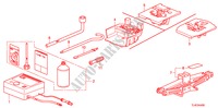 HERRAMIENTAS/GATO para Honda ACCORD TOURER 2.2 EX 5 Puertas 6 velocidades manual 2010