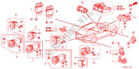 INTERRUPTOR(RH) para Honda ACCORD TOURER 2.2 EX 5 Puertas 6 velocidades manual 2010