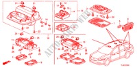 LUZ INTERIOR(1) para Honda ACCORD TOURER 2.4 EXECUTIVE 5 Puertas 6 velocidades manual 2010