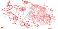 MENSULA DE MOTOR(2.4L) para Honda ACCORD TOURER 2.4 TYPE S 5 Puertas 5 velocidades automática 2011