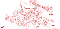 MULTIPLE DE ADMISION(DIESEL) para Honda ACCORD TOURER 2.2 EX 5 Puertas 6 velocidades manual 2010