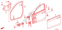 PANELES DE PUERTA DEL. para Honda ACCORD TOURER 2.2 EX 5 Puertas 6 velocidades manual 2010