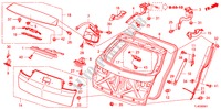 PUERTA TRASERA(POTENCIA) para Honda ACCORD TOURER 2.2 EX 5 Puertas 6 velocidades manual 2010