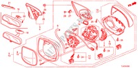 RETROVISOR para Honda ACCORD TOURER 2.2 EX 5 Puertas 6 velocidades manual 2010