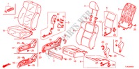 ASIENTO DELANTERO(DER.)(RH) para Honda ACCORD TOURER 2.4 EXECUTIVE 5 Puertas 6 velocidades manual 2012