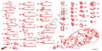 BANDA DE JUEGO DE CABLES/SOPORTE(RH) para Honda ACCORD TOURER 2.2 EX 5 Puertas 6 velocidades manual 2012