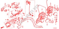 CERRADURAS DE PUERTA DEL./MANIJA EXTERIOR para Honda ACCORD TOURER 2.2 ES-GT 5 Puertas 5 velocidades automática 2012