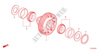 DIFERENCIAL(DIESEL) para Honda ACCORD TOURER 2.2 EX 5 Puertas 6 velocidades manual 2012
