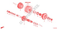 EJE PRINCIPAL(DIESEL) para Honda ACCORD TOURER 2.2 ELEGANCE 5 Puertas 5 velocidades automática 2012
