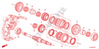 EJE PRINCIPAL(DIESEL) para Honda ACCORD TOURER 2.2 EX 5 Puertas 6 velocidades manual 2012