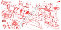 GUARNICION DE INSTRUMENTO(LADO DE PASAJERO)(LH) para Honda ACCORD TOURER 2.2 ELEGANCE 5 Puertas 5 velocidades automática 2012