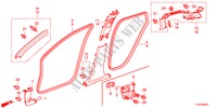 GUARNICION DE PILAR(RH) para Honda ACCORD TOURER 2.2 TYPE S-H 5 Puertas 6 velocidades manual 2012