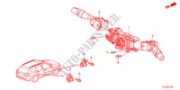 INTERRUPTOR COMBINACION para Honda ACCORD TOURER 2.0 COMFOT 5 Puertas 6 velocidades manual 2012