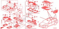 LUZ INTERIOR(2) para Honda ACCORD TOURER 2.4 EXECUTIVE 5 Puertas 5 velocidades automática 2012