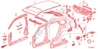 PANELES EXTERIORES/PANEL TRASERO para Honda ACCORD TOURER 2.2 ELEGANCE 5 Puertas 5 velocidades automática 2012