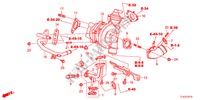 TURBOALIMENTADOR(DIESEL) para Honda ACCORD TOURER 2.2 EX 5 Puertas 5 velocidades automática 2012