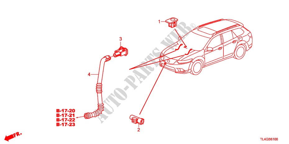 ACONDICIONADOR DE AIRE(SENSOR) para Honda ACCORD TOURER 2.0 COMFOT 5 Puertas 6 velocidades manual 2012