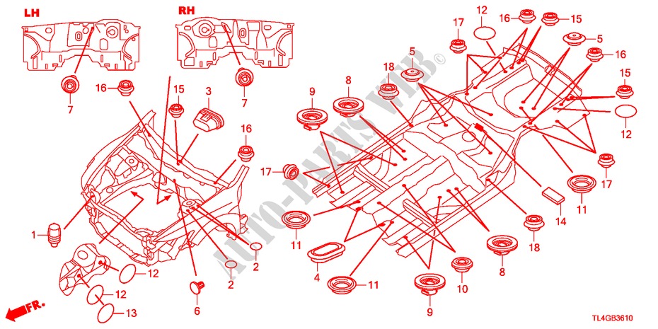 ANILLO(DELANTERO) para Honda ACCORD TOURER 2.0 COMFOT 5 Puertas 6 velocidades manual 2012